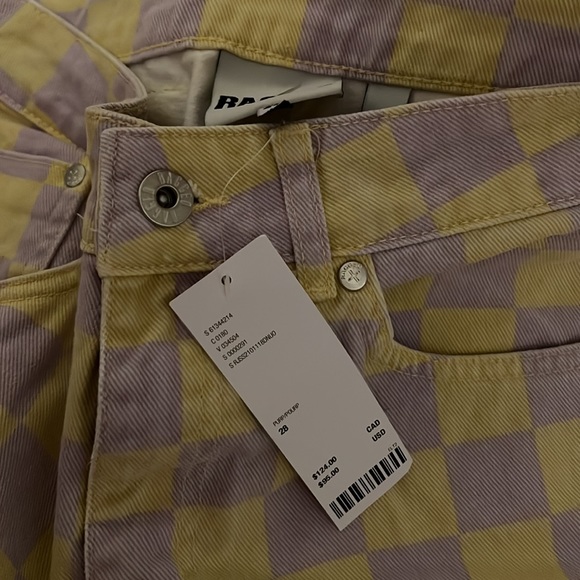 BNWT The Ragged Priest Checkered Jeans - Picture 5 of 6